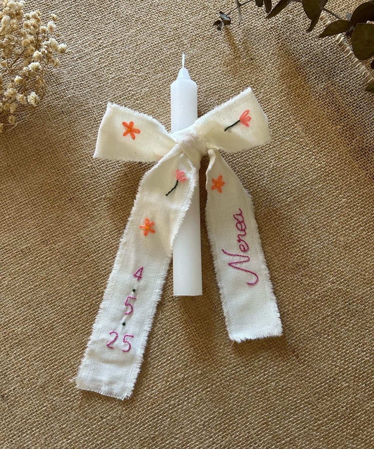 Cinta para vela